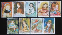 Poštové známky Niger 1998 Umenie, Pierre Auguste Renoir Mi# N/N