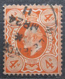 Poštová známka Ve¾ká Británia 1909 Krá¾ Edward VII. Mi# 119 A Kat 8€ 