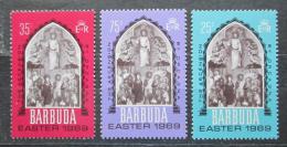 Poštové známky Barbuda 1969 Ve¾ká noc, umenie Mi# 32-34