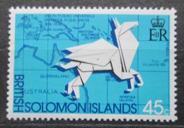 Poštová známka Brit. Šalamúnove ostrovy 1974 UPU, 100. výroèie Mi# 262