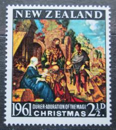 Poštová známka Nový Zéland 1961 Vianoce, umenie, Albrecht Dürer Mi# 419