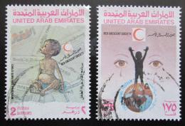 Poštové známky S.A.E. 1990 Èervený pùlmìsíc Mi# 306-07