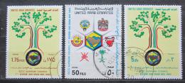 Poštové známky S.A.E. 1986 Spolupráce v Perském zálivu Mi# 207-09 Kat 6.50€ 
