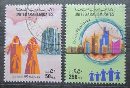 Poštové známky S.A.E. 1995 Sèítání lidu Mi# 488-89