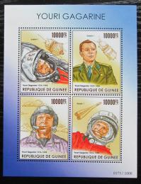 Poštové známky Guinea 2015 Jurij Gagarin Mi# 11368-71 Kat 16€
