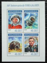 Poštové známky Mozambik 2014 Jurij Gagarin Mi# 7140-43 Kat 11€
