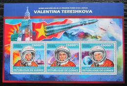 Poštové známky Guinea 2013 Valentina Tìreškovová Mi# 10161-63 Kat 18€