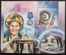 Poštová známka Svätý Tomáš 2013 Valentina Tìreškovová Mi# Block 864 Kat 10€ 