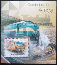 Potov znmka Guinea-Bissau 2012 Africk lokomotvy Mi# Block 1035 Kat 10 - zvi obrzok