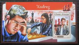 Poštová známka Svätý Tomáš 2016 Slavní šachisti Mi# Block 1230 Kat 10€