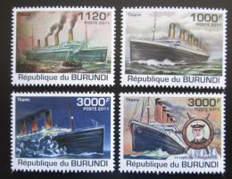 Poštovní známky Burundi 2011 Titanic Mi# 2170-73 Kat 9.50€