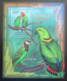 Poštová známka SAR 2012 Papagáje Mi# Block 949 Kat 14€