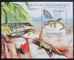 Poštová známka Mozambik 2011 Jašterice Mi# Block 496 Kat 10€