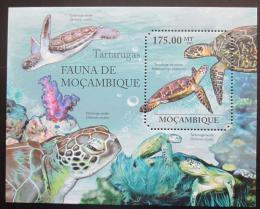 Poštová známka Mozambik 2011 Moøské korytnaèky Mi# Block 495 Kat 10€
