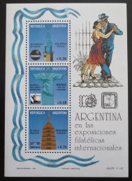 Poštové známky Argentína 1993 Svìtové výstavy Mi# Block 54