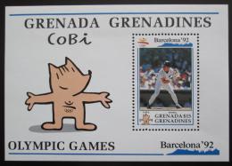 Poštová známka Grenada Gren. 1992 LOH Barcelona, baseball Mi# Block 237 Kat 17€