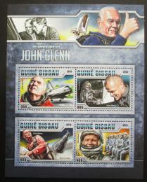 Poštové známky Guinea-Bissau 2016 John Glenn, kozmonaut Mi# 8748-51 Kat 12.50€