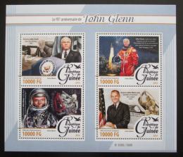 Potov znmky Guinea 2016 John Glenn, kozmonaut Mi# 11563-66 Kat 16 - zvi obrzok