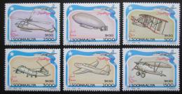 Poštové známky Somálsko 1993 Lietadla TOP SET Mi# 485-90 Kat 30€