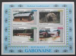 Potov znmky Gabon 1996 Tradin bydlen Mi# Block 88