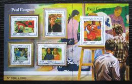 Poštové známky Niger 2015 Umenie, Paul Gauguin Mi# 3707-11 Kat 24€