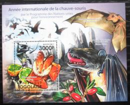 Poštová známka Togo 2011 Netopiere Mi# Block 622 Kat 12€ 