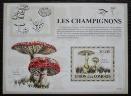 Poštová známka Komory 2009 Huby Mi# Block 469 Kat 15€
