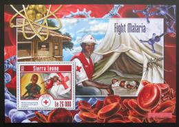 Poštová známka Sierra Leone 2015 Boj proti malárii Mi# Block 794 Kat 12€