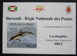 Poštová známka Burundi 2011 Delfíny neperf. DELUXE Mi# 2845 B Block
