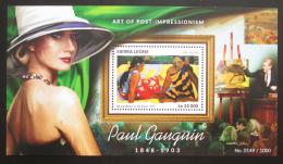 Poštová známka Sierra Leone 2015 Umenie, Paul Gauguin Mi# Block 826 Kat 11€