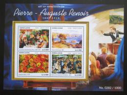 Poštové známky Sierra Leone 2015 Umenie, Renoir Mi# 6444-47 Kat 11€