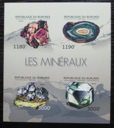 Poštové známky Burundi 2012 Minerály neperf. Mi# 2733-36 B