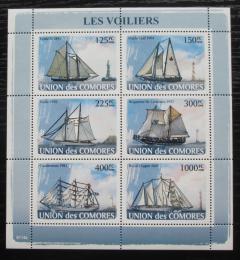 Poštové známky Komory 2008 Plachetnice Mi# 1904-09 Kat 11€