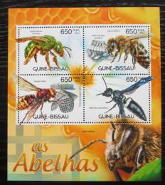 Poštové známky Guinea-Bissau 2012 Vèely Mi# 5982-85 Kat 10€