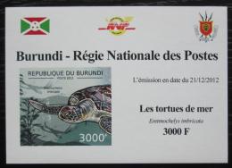 Poštová známka Burundi 2012 Kareta pravá DELUXE Mi# 2791 B Block