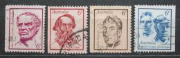 Poštové známky Austrália 1970 Slavní Australani Mi# 457-60