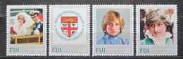 Poštové známky Fidži 1982 Princezna Diana Mi# 464-67 Kat 6€