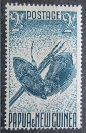Poštová známka Papua Nová Guinea 1952 Masky Mi# 18 Kat 12€ 
