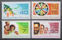 Poštové známky Papua Nová Guinea 1980 Sèítání lidu Mi# 390-93