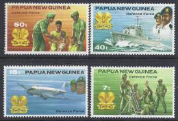 Poštové známky Papua Nová Guinea 1981 Ozbrojené síly Mi# 409-12