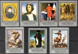 Poštové známky Jemen 1969 Napoleon I. Bonaparte Mi# 961-67 Kat 15€ 