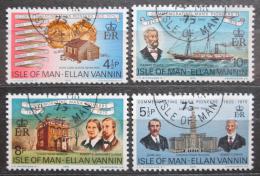 Poštové známky Ostrov Man 1975 Osadníci v Ohiu Mi# 54-57