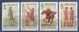 Poštové známky Ostrov Man 1976 Americká revolúcia, 200. výroèie Mi# 74-77