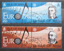 Poštové známky Ostrov Man 1985 Európa CEPT, rok hudby Mi# 278-81
