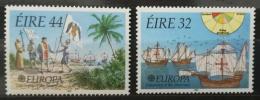Poštové známky Írsko 1992 Európa CEPT, objavenie Ameriky Mi# 792-93