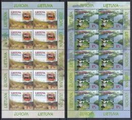 Poštovní známky Litva 1999 Evropa CEPT, národní parky Mi# 693-94 Bogen Kat 25€