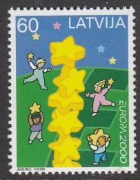 Poštová známka Lotyšsko 2000 Európa CEPT Mi# 519