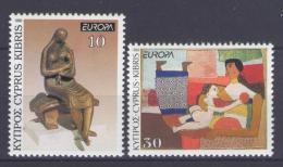 Poštové známky Cyprus 1993 Európa CEPT, moderní umenie Mi# 803-04