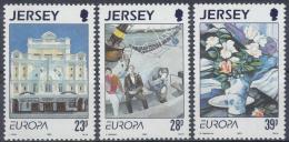 Poštové známky Jersey 1993 Európa CEPT, moderní umenie Mi# 612-14