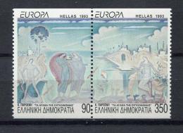 Poštové známky Grécko 1993 Európa CEPT, moderní umenie Mi# 1829-30 C Kat 9€
